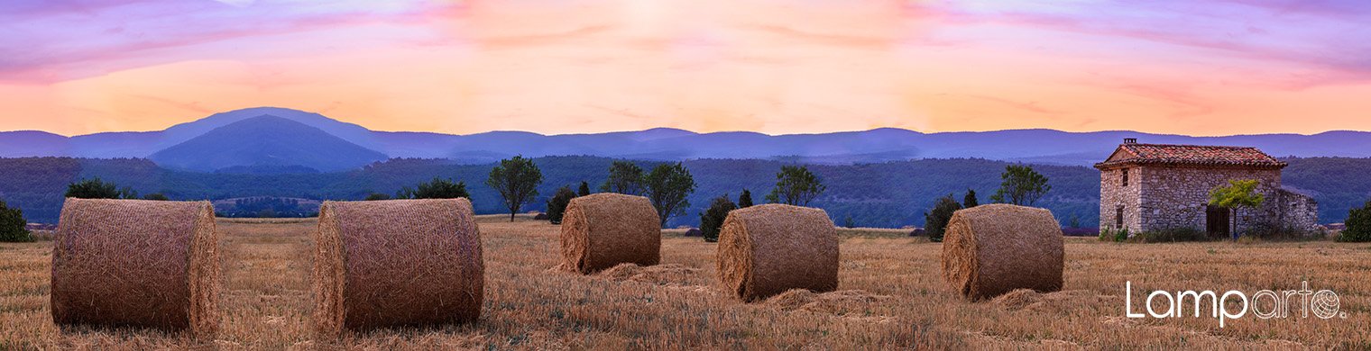 Haybale Sunset